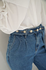 ITTU - Wide leg jeans - Blue - Modestories