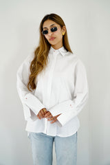 BLOOM - Oversized button down shirt - Modestories