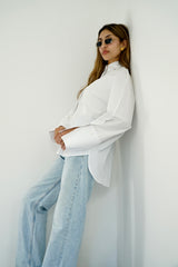 BLOOM - Oversized button down shirt - Modestories