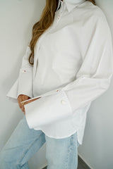 BLOOM - Oversized button down shirt - Modestories