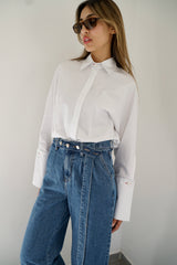ITTU - Wide leg jeans - Blue - Modestories