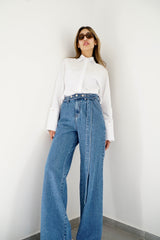 ITTU - Wide leg jeans - Blue - Modestories