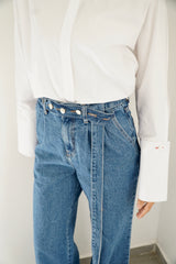 ITTU - Wide leg jeans - Blue - Modestories
