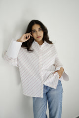 BLOOM - Oversized button down shirt - Modestories