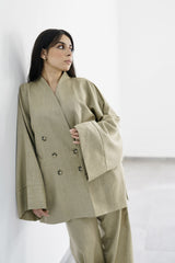 TARA - Tailored Matching Set - Light Kakhi - Modestories