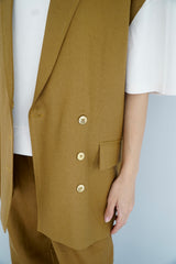 NALA - Matching tailored set - Camel - Modestories