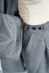 TARA - Tailored Matching Set - Grey - Modestories
