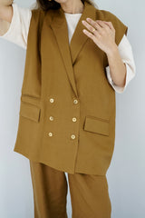 NALA - Matching tailored set - Camel - Modestories