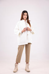 Bouclette loose jacket - Modestories