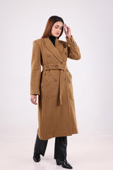 Long belted coat - Modestories