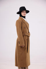 Long belted coat - Modestories