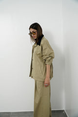 LAYA - Ensemble assorti - Kaki clair