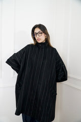 ADA - Cape Trench coat - Black