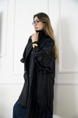 ADA - Cape Trench coat - Black