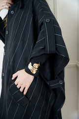 ADA - Cape Trench coat - Black