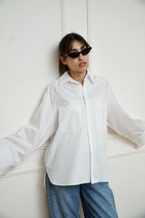 AYLA - Oversized shirt - White