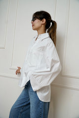 AYLA - Oversized shirt - White