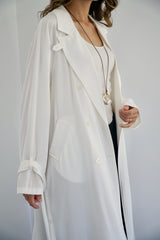 JASMIN - TRENCH COAT - WHITE
