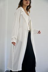 JASMIN - TRENCH COAT - WHITE