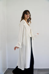 JASMIN - TRENCH COAT - WHITE