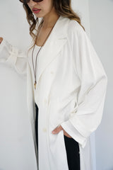 JASMIN - TRENCH COAT - WHITE