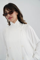 JASMIN - TRENCH COAT - WHITE