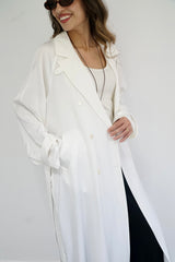 JASMIN - TRENCH COAT - WHITE