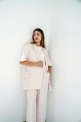 NALA - Matching tailored set - Dusty pink
