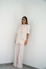 NALA - Matching tailored set - Dusty pink