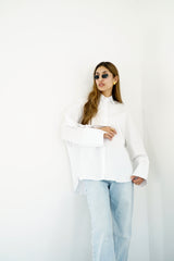 BLOOM - Oversized button down shirt - Modestories