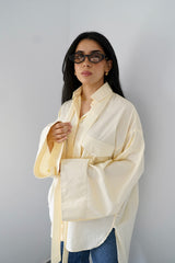 DANA - Oversized shirt -Yellow