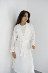 ILLY - Oversized Linen trenchcoat