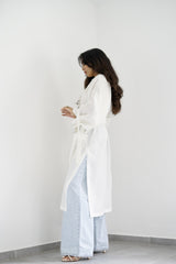 ILLY - Oversized Linen trenchcoat