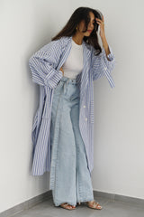 ILLY - Oversized Linen trenchcoat