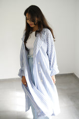 ILLY - Oversized Linen trenchcoat