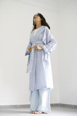 ILLY - Oversized Linen trenchcoat