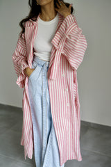 ILLY - Oversized Linen trenchcoat