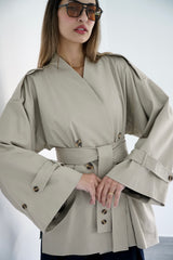 ALEA - Trench coat - Greige