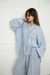 AILEEN - Matching set - Blue - Modestories