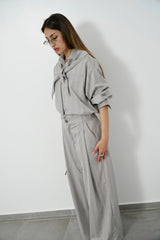 AMARI- Matching set - Light grey - Modestories