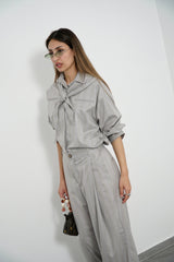 AMARI- Matching set - Light grey - Modestories