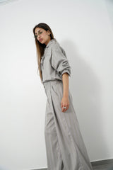 AMARI- Matching set - Light grey - Modestories