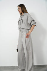 AMARI- Matching set - Light grey - Modestories
