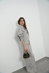 AMARI- Matching set - Light grey - Modestories