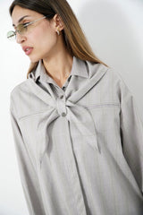 AMARI- Matching set - Light grey - Modestories