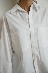 AYLA - Oversized shirt - White - Modestories