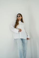 BLOOM - Oversized button down shirt - Modestories