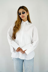 BLOOM - Oversized button down shirt - Modestories