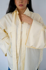 DANA - Oversized shirt -Yellow - Modestories