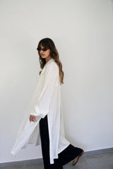 JASMIN - TRENCH COAT - WHITE - Modestories
